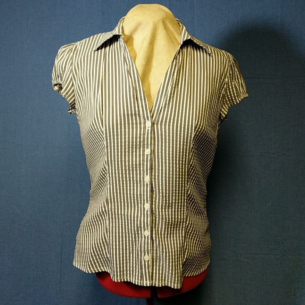 Womens Button Down Blouse - image 1